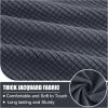 imageSmiry Waterproof Couch Cushion Covers Stretch Jacquard Sofa Covers Washable Thick Sofa Cushion Covers Furniture Protector with Elastic Bottom for Pets Kids 3 Pack GreyGrey