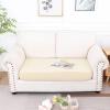 imageSmiry Waterproof Couch Cushion Covers Stretch Jacquard Sofa Covers Washable Thick Sofa Cushion Covers Furniture Protector with Elastic Bottom for Pets Kids 3 Pack GreyBeige