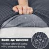 imageSmiry Waterproof Couch Cushion Covers Stretch Jacquard Sofa Covers Washable Thick Sofa Cushion Covers Furniture Protector with Elastic Bottom for Pets Kids 3 Pack GreyGrey