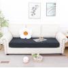imageSmiry Waterproof Couch Cushion Covers Stretch Jacquard Sofa Covers Washable Thick Sofa Cushion Covers Furniture Protector with Elastic Bottom for Pets Kids 3 Pack GreyGrey