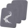 imageSmiry Waterproof Couch Cushion Covers Stretch Jacquard Sofa Covers Washable Thick Sofa Cushion Covers Furniture Protector with Elastic Bottom for Pets Kids 3 Pack GreyMiddle Grey