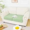 imageSmiry Waterproof Couch Cushion Covers Stretch Sofa Covers for 2 Cushion Couch Washable Sofa Slipcover Elastic Furniture Protector for Pets Kids 2 Pack Green