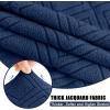 imageSmiry Waterproof Couch Cushion Covers Stretch Sofa Covers for 2 Cushion Couch Washable Sofa Slipcover Elastic Furniture Protector for Pets Kids 2 Pack Navy