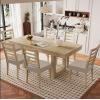 imageSmiry Waterproof Seat Covers for Dining Room Chairs Set of 4 Stretch Jacquard Removable Washable Chair Seat Slipcovers Protector No Rear Covers BlackTaupe