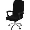 imageSmiry Stretch Printed Office Computer Chair Covers Universal Desk Rotating Chair Slipcovers Removable Washable Soft Fit AntiDust Spandex Protector Cover with Zipper NavyBlack