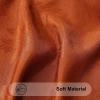 imageSmiry Rectangle Thanksgiving Tablecloth 60x84 Inch Fall Waterproof Damask Table Cloth Autumn Leaves Fabric Jacquard Table Covers for Harvest Parties and Holiday Dinner RustRust