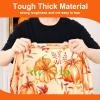 imageSmiry Round Spandex Tablecloth Elastic Fitted Washable Tablecloths for 36quot44quot Tables Waterpoof Stretch Picnic Table Cover for Dining Indoor and Outdoor BlueGold