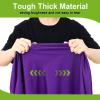 imageSmiry Round Spandex Tablecloth Elastic Fitted Washable Tablecloths for 36quot44quot Tables Waterpoof Stretch Picnic Table Cover for Dining Indoor and Outdoor BluePurple