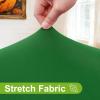 imageSmiry Round Spandex Tablecloth Elastic Fitted Washable Tablecloths for 36quot44quot Tables Waterpoof Stretch Picnic Table Cover for Dining Indoor and Outdoor BlueEmerald Green