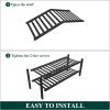 imageSmiry Bamboo Shoe Rack for Closet 5 Tier Wooden Stackable Shoe Organizer Free Standing Shoes Storage Shelf for Entryway Front Door Entrance BrownBlack