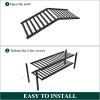 imageSmiry Bamboo Shoe Rack for Closet 5 Tier Wooden Stackable Shoe Organizer Free Standing Shoes Storage Shelf for Entryway Front Door Entrance BrownBlack