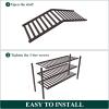 imageSmiry Bamboo Shoe Rack for Closet 5 Tier Wooden Stackable Shoe Organizer Free Standing Shoes Storage Shelf for Entryway Front Door Entrance BrownBrown