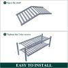 imageSmiry Bamboo Shoe Rack for Closet 5 Tier Wooden Stackable Shoe Organizer Free Standing Shoes Storage Shelf for Entryway Front Door Entrance BrownGrey