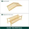 imageSmiry Bamboo Shoe Rack for Closet 5 Tier Wooden Stackable Shoe Organizer Free Standing Shoes Storage Shelf for Entryway Front Door Entrance BrownNatural