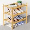 imageSmiry Bamboo Shoe Rack for Closet 5 Tier Wooden Stackable Shoe Organizer Free Standing Shoes Storage Shelf for Entryway Front Door Entrance BrownNatural