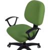 imageSmiry Stretch Office Computer Chair Covers Seat  Backrest Cover Olive Green 2 Items Bundle