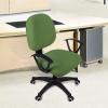 imageSmiry Stretch Office Computer Chair Covers Seat  Backrest Cover Olive Green 2 Items Bundle