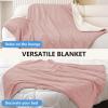 imageSmiry Waterproof Dog Bed Blanket Leakproof Pet Throw Blanket for Bed Couch Sofa Reversible Sherpa Fleece Furniture Protector Cover for Small Medium Large Dogs Cats Grey 50x60 inchesDusty Pink