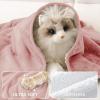 imageSmiry Waterproof Dog Bed Blanket Leakproof Pet Throw Blanket for Bed Couch Sofa Reversible Sherpa Fleece Furniture Protector Cover for Small Medium Large Dogs Cats Grey 50x60 inchesDusty Pink
