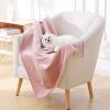 imageSmiry Waterproof Dog Bed Blanket Leakproof Pet Throw Blanket for Bed Couch Sofa Reversible Sherpa Fleece Furniture Protector Cover for Small Medium Large Dogs Cats Grey 50x60 inchesDusty Pink
