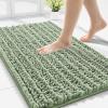 imageSmiry Bathroom Rugs 30X2030X20 Extra Soft Absorbent Shaggy Chenille Bath Mats Machine Washable Dry Quickly NonSlip Plush for Tub Shower and Floor Home Decor Accessories Sage Green