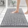 imageSmiry Bathroom Rugs 30x2047X17 Extra Soft Absorbent Shaggy Chenille Bath Mats Machine Washable Dry Quickly NonSlip Plush for Tub Shower and Floor Home Decor Accessories Grey