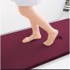 imageSmiry Memory Foam Bath Mat 59x34 Burgundy