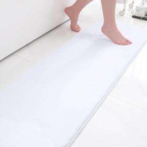 imageSmiry Memory Foam Bath Mat 59x20 White