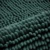 imageSmiry Bathroom Rugs Sets 2 Piece Soft Absorbent Chenille Machine Washable Non Slip Shaggy Bath Rug Set for Tub Shower and Floor 34x2130x20 WhiteGreen