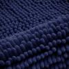 imageSmiry Bathroom Rugs Sets 2 Piece Soft Absorbent Chenille Machine Washable Non Slip Shaggy Bath Rug Set for Tub Shower and Floor 34x2130x20 WhiteNavy Blue