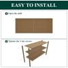 imageSmiry Bamboo Shoe Rack 3 Tier Shoe Organizer for Entryway ampamp Closet Stackable Free Standing Storage Shelf for Shoes Bags ampamp Plants GreyWalnut