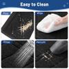 imageSmiry Cat Litter Box Mat 30x17 NonSlip Water Resistant Litter Trapping Mat Easy Clean Less Waste and UrineLocking Cat Carpet for Indoor GreenBlack