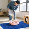 imageSmiry Cat Litter Box Mat 30x17 NonSlip Water Resistant Litter Trapping Mat Easy Clean Less Waste and UrineLocking Cat Carpet for Indoor GreenBlue
