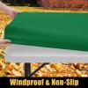 imageSmiry 2 Pack Rectangle Picnic Table Cloth Waterproof Elastic Fitted Tablecloths Washable Polyester Rectangular Patio Table Cover for Camping Indoor and Outdoor Black 30quotx72quotHunter Green
