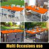 imageSmiry 6 Pack Rectangle Picnic Table Cloth Waterproof Elastic Fitted Tablecloths Washable Polyester Rectangular Patio Table Cover for Camping Indoor and Outdoor Black 30quotx72quotOrange
