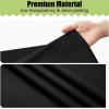 imageSmiry Disposable Table Cloth 12 Pack 84 Inch Round Waterproof Plastic Tablecloth Decorative Rectangle Table Covers for Party Birthday Picnic WhiteBlack