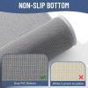 imageSmiry Memory Foam Bath Mat Rug 32x20 Extra Soft Absorbent Bathroom Rugs Quick Dry Non Slip Machine Washable Bath Carpet for Bathroom Floor Tub Shower and Home Decor Accessories GreyGrey