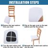 imageSmiry Velvet Seat Covers for Dining Room Chair Set of 4 Stretch Fit Removable Washable Chair Seat Cushion Protector Slipcovers with Ties TealWhite