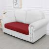 imageSmiry Waterproof Couch Cushion Covers Stretch Washable Sofa Cushion Cover Soft Sofa Slipcover Elastic NonSlip Furniture Protector for Pets Kid Medium MochaWine Red