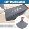 imageSmiry Waterproof Couch Cushion Covers Stretch Washable Sofa Cushion Cover Soft Sofa Slipcover Elastic NonSlip Furniture Protector for Pets Kid Medium MochaDark Grey