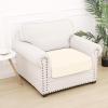 imageSmiry Waterproof Couch Cushion Covers Stretch Washable Sofa Cushion Cover Soft Sofa Slipcover Elastic NonSlip Furniture Protector for Pets Kid Medium MochaBeige