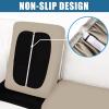 imageSmiry Waterproof Couch Cushion Covers Stretch Washable Sofa Cushion Cover Soft Sofa Slipcover Elastic NonSlip Furniture Protector for Pets Kid Medium MochaKhaki