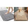 imageSmiry Bathroom Rugs Mat 30x20 Grey Dog Door Mat for Muddy Paws 48x30 Beige