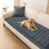 imageSmiry Non Slip Couch Covers for Dogs Fuzzy Pet Couch Covers for 23 Cushion Sofa Pet Friendly Soft Sofa Slipcovers Cushion Furniture Protector Washable Beige 276quot x 59quotDark Grey