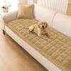 imageSmiry Non Slip Couch Covers for Dogs Fuzzy Pet Couch Covers for 23 Cushion Sofa Pet Friendly Soft Sofa Slipcovers Cushion Furniture Protector Washable Beige 276quot x 59quotCamel