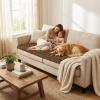 imageSmiry Pet Couch Cover for 3 Cushion Sofa NonSlip Fuzzy Couch Cover for Dogs Washable Thick Soft Sofa Slipcovers Cushion Protector Pet Friendly Grey 276quot x 59quotChocolate