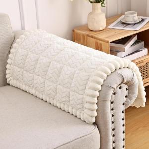 imageSmiry Non Slip Couch Covers for Dogs Fuzzy Pet Couch Covers for 23 Cushion Sofa Pet Friendly Soft Sofa Slipcovers Cushion Furniture Protector Washable Beige 276quot x 59quotBeige