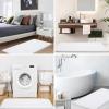 imageSmiry Memory Foam Bath Mat Set 30x 20 36 x 24 Super Soft Absorbent Bathroom Rugs Non Slip Bath Rug Runner for Bathroom Floors White