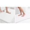 imageSmiry Memory Foam Bath Mat Set 30x 20 36 x 24 Super Soft Absorbent Bathroom Rugs Non Slip Bath Rug Runner for Bathroom Floors White