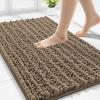 imageSmiry Bathroom Rugs 30x20 and Toilet Lid Cover 175x15 Soft and Absorbent Bath Mat Machine Washable NonSlip Plush Carpet Runner for Tub Shower and Floor Home DecorCamel